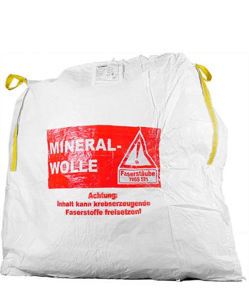 Big Bag für Mineralwolle, beschichtet, 4 Hebeschla