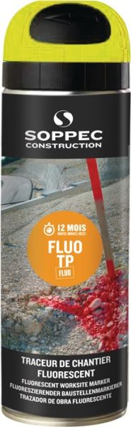 Baustellenmarkierspray FLUO TP leuchtgelb 500 ml Soppec