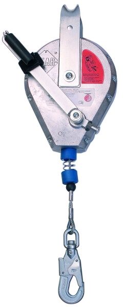 Höhensicherungsgerät Typ HRA mit Rettungshub-/Senkvorrichtung, Seil 12,0 m
