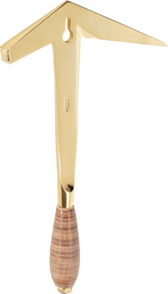 PICARD Schieferhammer geschmiedet, vergoldet mit LPICARD Schieferhammer geschmiedet, vergoldet mit L