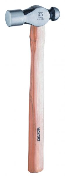Schlosserhammer Englische Form, Hickorystiel, 255 Schlosserhammer Englische Form, Hickorystiel - Kop