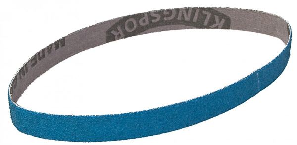 Schleifbänder Blau 10x330 mm, Korn 40