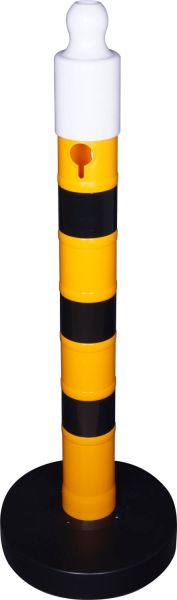 Absperrpfosten- Mega-MAX - gelb 1200 mm 3 x Refkel