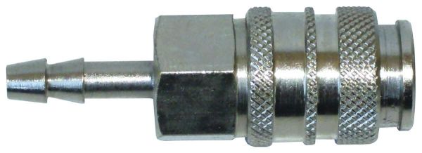 Mini-Kupplung DN 5, mit Schlauchtülle Ø 4 mm, SW 