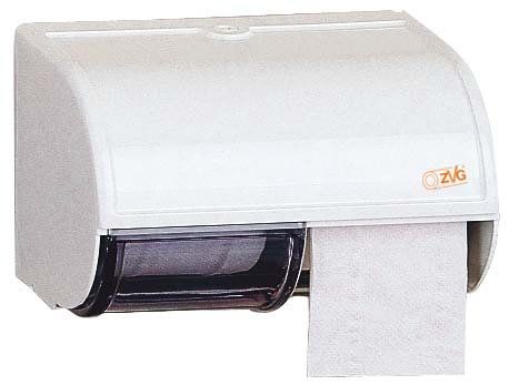 Doppelrollenspender für Toilettenpapier, weiß/tranzvg60966-00b.jpg