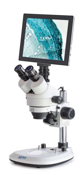 Stereo-Zoom Mikroskop Trinokular, Ringbel. Greenou