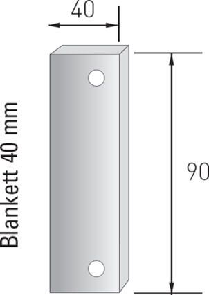SP-Profilmesser 40x90 Blankett P299