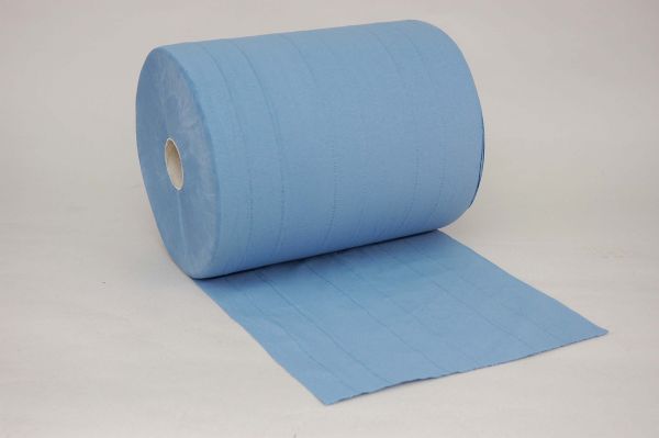 Putztuchrolle Multiclean® 2-lagig blau 37 cm, 1000