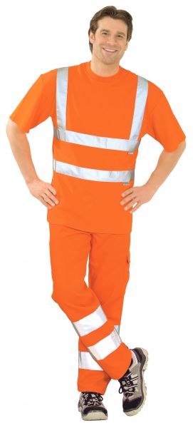 Warnschutz T-Shirt uni orange Gr. SUV-Schutz