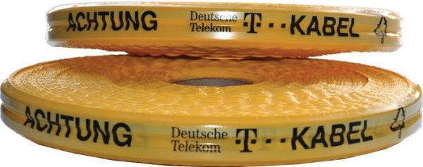 Trassenwarnband Aufdruck Achtung D.Telekom Kab.B.5