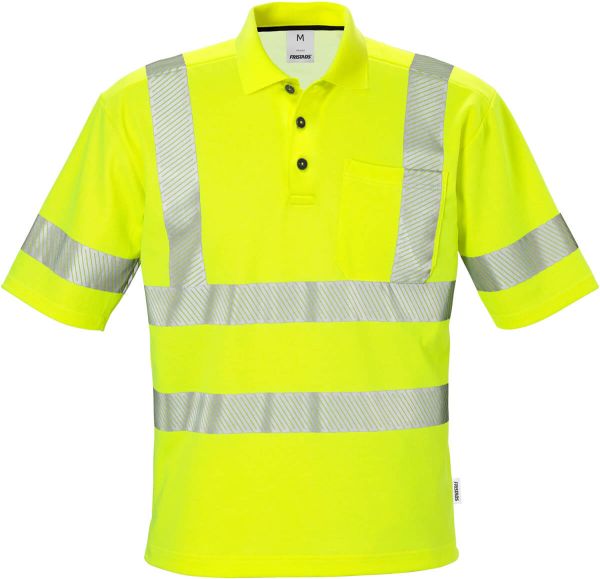 High Vis Poloshirt Kl. 3, 7406 PHV Warnschutz-gelb