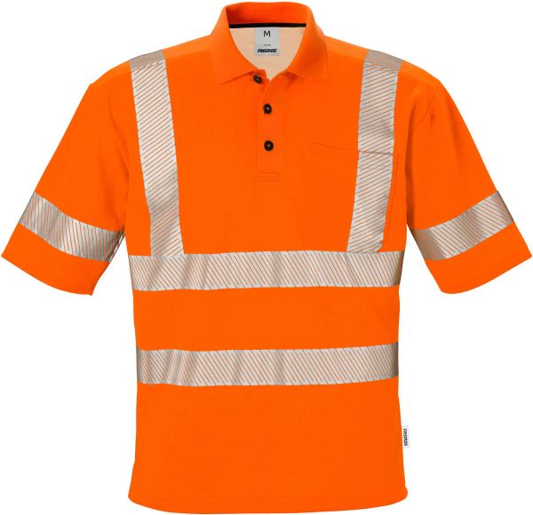 High Vis Poloshirt Kl. 3, 7406 PHV Warnschutz-oran