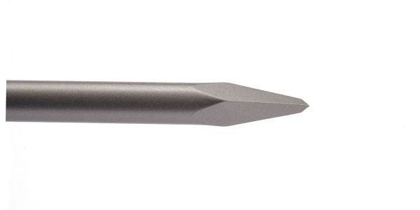Spitzmeißel rund 200 mm, 6 kant 12,5 mm, Ø 14,3 x Technische Zeichnung - Einsteckende