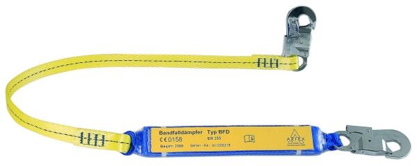 Verbindungsmittel mit Bandfalldämpfer, Gurtband, Karabiner FS 51 / FS 51, 1,5 m