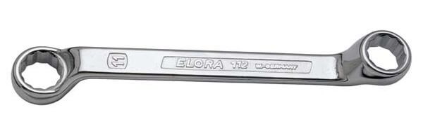 Doppelringschlüssel kurz ELORA-112A-3/8 Zoll x 7/1Logo