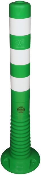 Flexipfosten® grün 750 mm 3 Reflexfolien-weiss RA1