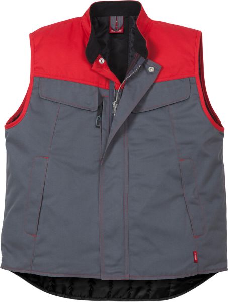 Icon Two Weste 5312 LUXE grau/rot Gr. XS