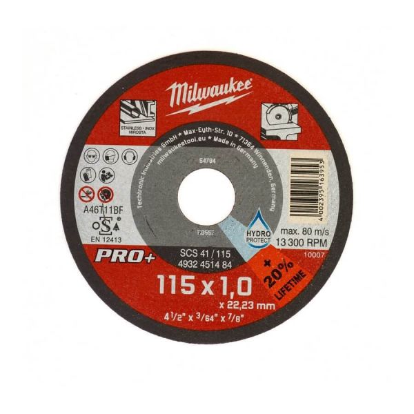 Metalltrennscheibe PRO+ INOX SCS41/115 x 1 mm
