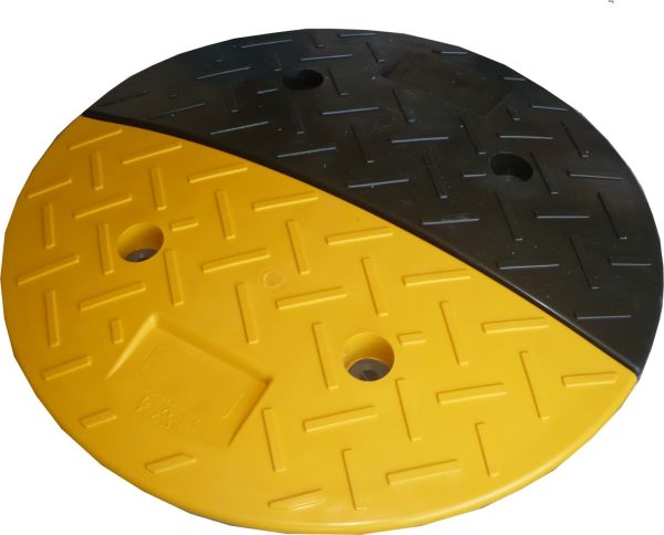 Tempo-Stop-Teller gelb/schwarz, ohne Befestigungsmaterial, 40 cm