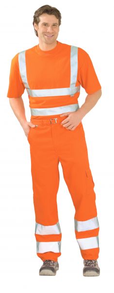 Warnschutz Bundhose uni orange Gr. 24UV-Schutz