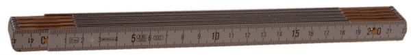 Leichtmetall-Gliedermaßstäbe geeicht 15 mm, doppel