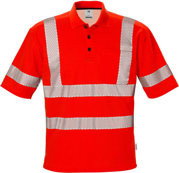 High Vis Poloshirt Kl. 3, 7406 PHV Warnschutz-rot 