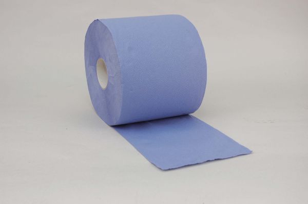 Putztuchrolle Multiclean® plus 2-lagig blau 22 cm,