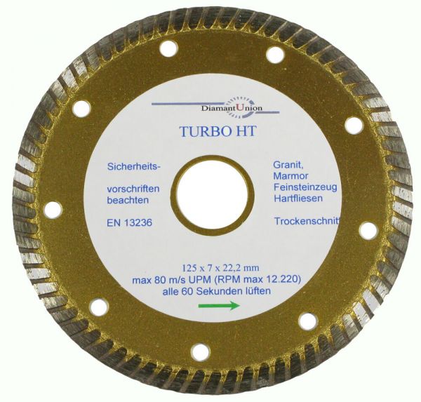 Dia-Trennscheibe 'Turbo HT' Ø 115 mm, bohrung 22,2