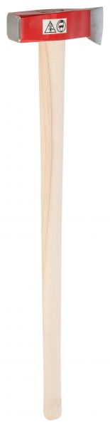 Holzspalthammer, Eschenstiel, 3000 gHolzspalthammer, Eschenstiel, 3000 g - Kopfansicht