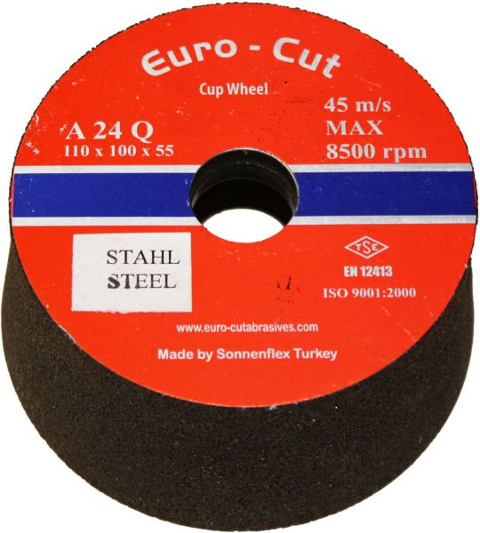 Schleiftopf für Metall Euro-cut K 24, a 24 Q