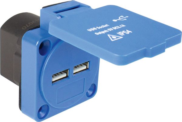 USB Anbausteckdose