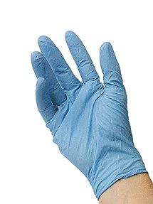 Handschuh Nitril ungepudert blau Gr. S