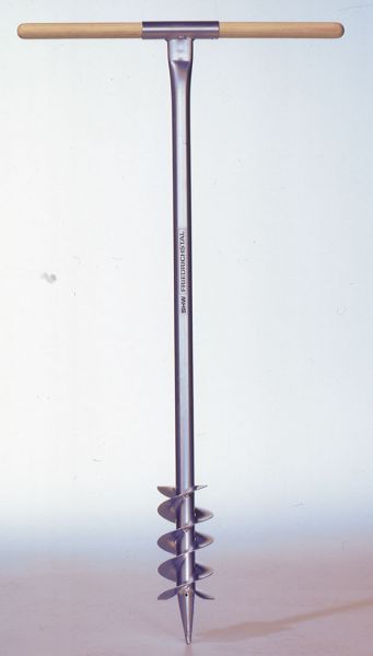 Erdlochbohrer 1150 mm, mit Handholz, für 90 mm Loc