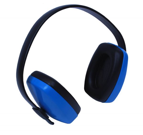 Gehörschutz Super mit verstellbaren Muscheln, blau