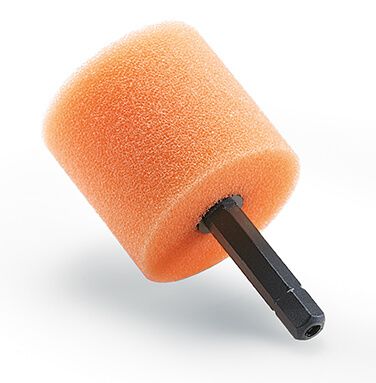 Polierschwamm orange D: 35 mm zylindrisch, 5 Stück