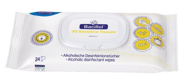 Bacillol® 30 Tissues Desinfektionstücher 24 Stück 