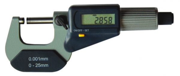 Digital Mikrometer, mit Ratsche / Klemmvorrichtung