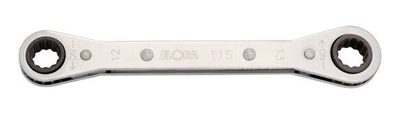 Ratschenringschlüssel gerade ELORA-115-6 x 7 mmLogo
